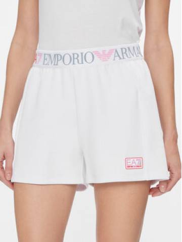 EA7 Emporio Armani Спортивні шорти 3DTS63 TJKWZ 1100 Білий Regular Fit EA7 Emporio Armani Спортивні шорти 3DTS63 TJKWZ 1100 Білий Regular Fit