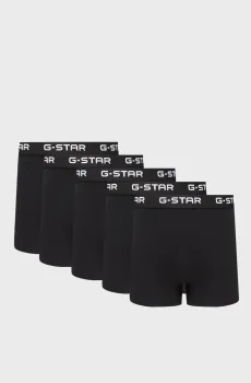 Мужские черные боксеры (5 шт) Черный S G-Star RAW D29454,01