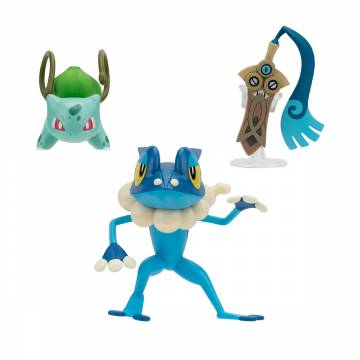 Набір фігурок Pokemon W19 Хонедж, Бульбазавр, Фрогадир (PKW3599) Набір фігурок Pokemon W19 Хонедж, Бульбазавр, Фрогадир (PKW3599)