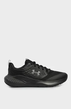 Мужские черные кожаные кроссовки UA Charged Commit TR 4 Черный 11.5 Under Armour 3026017-005