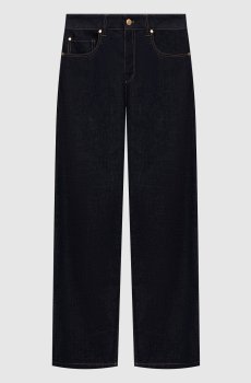 Синие джинсы с патчем