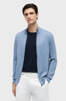 Мужской голубой кардиган ESSENTIAL Голубой L Tommy Hilfiger MW0MW36517
