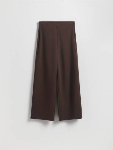 Reserved - Широкі штани - темно коричневий - 4088T-89X