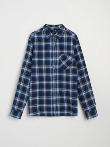 Сорочка з довгим рукавом - синій