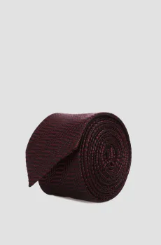Мужской бордовый галстук Бордовый ONESIZE Karl Lagerfeld 592165.805100;360