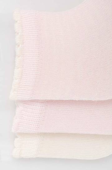 Носки для младенцев United Colors of Benetton 3 шт цвет розовый Носки для младенцев United Colors of Benetton 3 шт цвет розовый