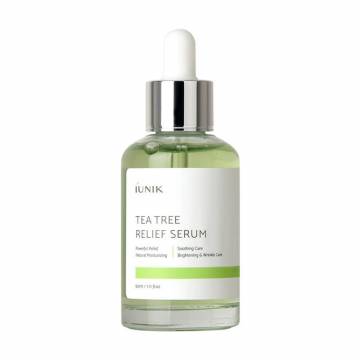 Успокаивающая сыворотка для лица IUNIK Tea Tree Relief Serum с чайным деревом, 50 мл Успокаивающая сыворотка для лица IUNIK Tea Tree Relief Serum с чайным деревом, 50 мл