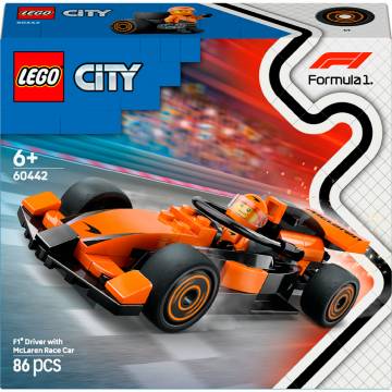 Конструктор LEGO City Пілот F1 з автомобілем для перегонів команди McLaren (60442) Конструктор LEGO City Пілот F1 з автомобілем для перегонів команди McLaren (60442)