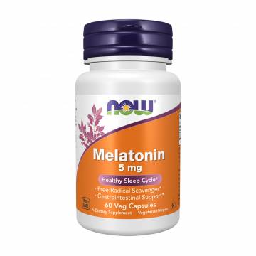 Мелатонин NOW foods Melatonin 5 мг, 60 капсул Мелатонин NOW foods Melatonin 5 мг, 60 капсул
