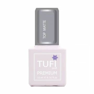 Топ для гель-лака Tufi profi Premium Matte Top матовый, 15 мл Топ для гель-лака Tufi profi Premium Matte Top матовый, 15 мл
