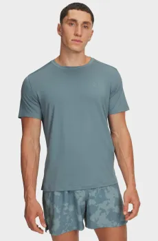 Мужская мятная футболка UA LAUNCH ELITE SHORTSLEEVE Ментоловый S Under Armour 1389802-323