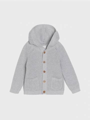 Джемпер із каптуром - сірий