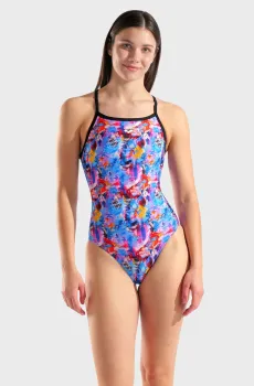 Женский купальник с узором MEMORIES SWIMSUIT LIGHTDROP BA Разноцветный 36 Arena 010177-950