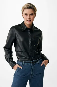 Женская черная рубашка Черный 34 Mexx MF006101043W