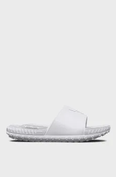 Белые слайдеры UA U Rock 3 SL Белый 14-15.5 Under Armour 3026034-100