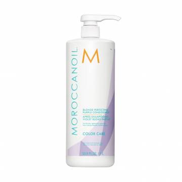Тонирующий кондиционер для волос Moroccanoil Blonde Perfecting Purple Conditioner с фиолетовым пигментом, 1 л Тонирующий кондиционер для волос Moroccanoil Blonde Perfecting Purple Conditioner с фиолетовым пигментом, 1 л