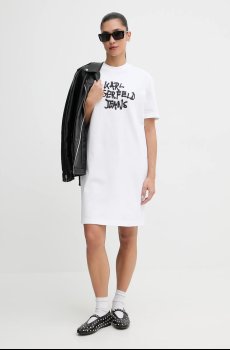 Хлопковое платье Karl Lagerfeld Jeans