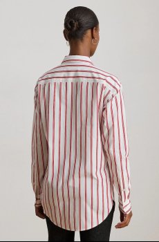 Хлопковая рубашка Lauren Ralph Lauren