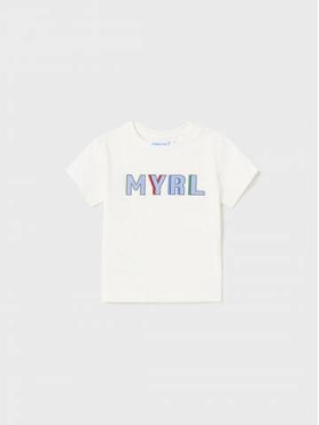 Mayoral Футболка 106 Білий Regular Fit Mayoral Футболка 106 Білий Regular Fit