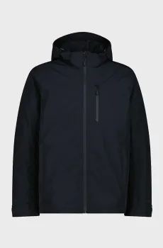 Мужская черная куртка ZIP HOOD FEEL WARM Черный 46 CMP 35Z1537-U901