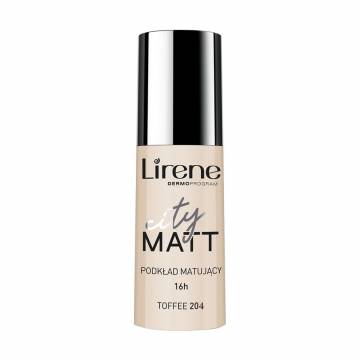 Матирующий тональный крем для лица Lirene City Matt с выравнивающим эффектом, 204 Natural, 30 мл Матирующий тональный крем для лица Lirene City Matt с выравнивающим эффектом, 204 Natural, 30 мл
