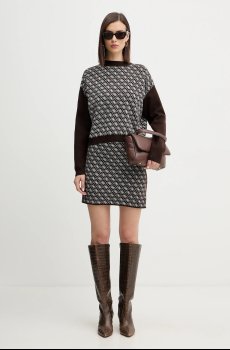 Юбка с примесью шерсти Guess AUBREY