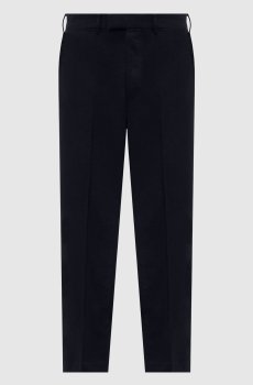 Синие брюки с логотипом