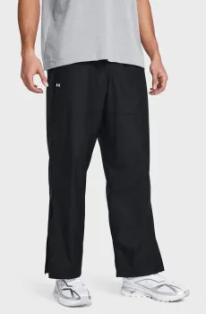 Мужские черные спортивные брюки UA Rush Woven Pants Черный S Under Armour 1382895-001