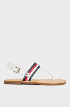 Женские белые сандалии CORPORATE HILFIGER BEACH SANDAL Белый 36 Tommy Hilfiger FW0FW06988
