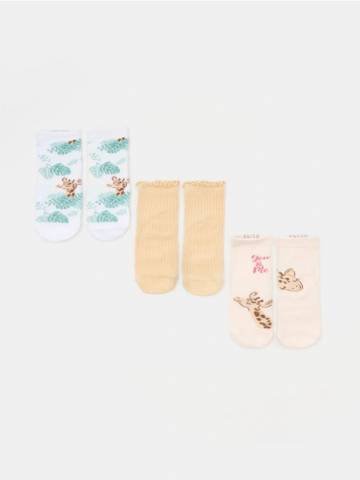 Шкарпетки, 3 пари - різнобарвний