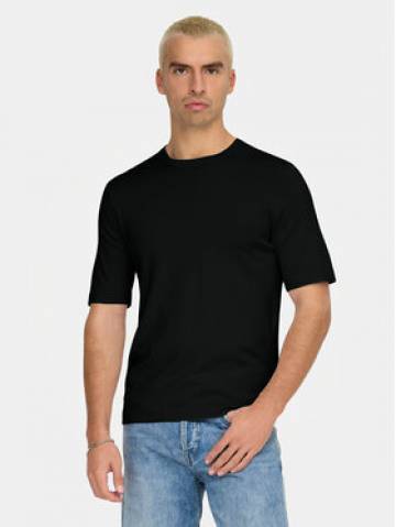 Only & Sons Футболка Wyler 22022928 Чорний Regular Fit Only & Sons Футболка Wyler 22022928 Чорний Regular Fit