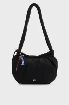 Женская черная сумка ICON CHARMS HOBO Черный ONESIZE Tommy Jeans AW0AW18783