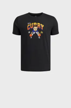 Детская черная футболка Curry Yth Animated Tee Черный 7 Under Armour 6011260-001