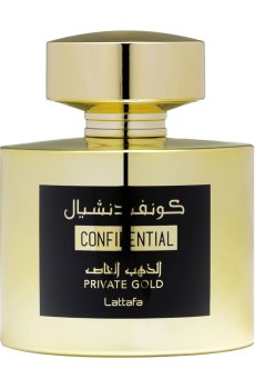 Lattafa Perfumes Confidential Private Gold Парфюмированная вода унисекс, 100 мл