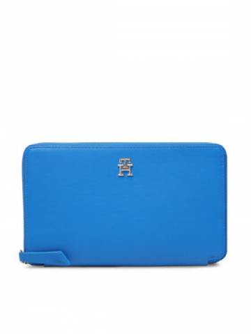 Tommy Hilfiger Великий жіночий гаманець Th Travel Travel Wallet AW0AW14811 Голубий Tommy Hilfiger Великий жіночий гаманець Th Travel Travel Wallet AW0AW14811 Голубий
