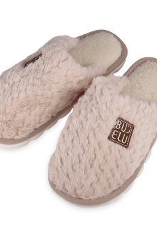 Женские комнатные тапочки 2Step закрытые, бежевые, размер 38-39 (WWSL2025-13-Bg)