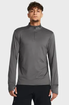 Мужская серая спортивная кофта QUALIFIER RUN 1/4 ZIP Серый XXL Under Armour 1379288-025