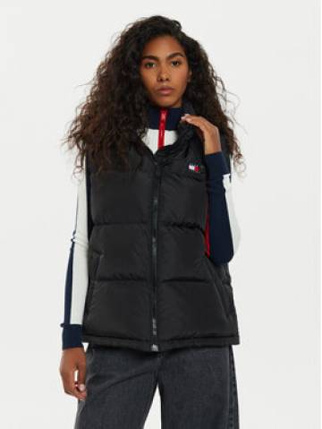 Tommy Jeans Безрукавка Alaska DW0DW18862 Чорний Regular Fit Tommy Jeans Безрукавка Alaska DW0DW18862 Чорний Regular Fit