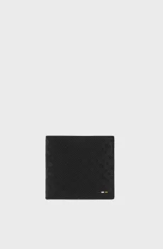 Мужской черный кошелек Черный ONESIZE BOSS 50548832;002