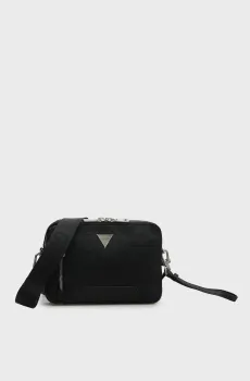 Мужская черная сумка TORINO CAMERA Черный ONESIZE Guess HMTOTEP6139