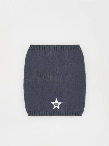 Reserved - GIRLS` MUFFLER - чорний - 524ED-99X Reserved - GIRLS` MUFFLER - чорний - 524ED-99X