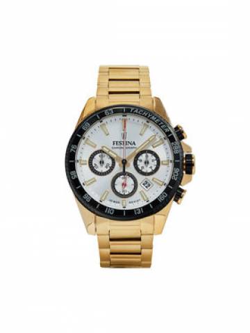 Festina Годинник Timeless Chronograph 20634/1 Золотий Festina Годинник Timeless Chronograph 20634/1 Золотий
