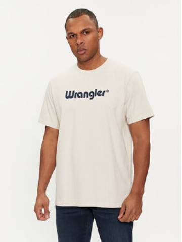 Wrangler Футболка Logo 112350523 Écru Regular Fit Wrangler Футболка Logo 112350523 Écru Regular Fit