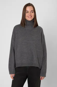 Женский серый шерстяной свитер Серый S PRPY PWKNIGOK0049