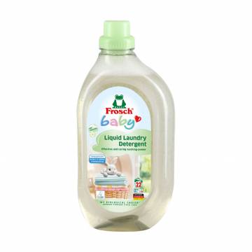 Жидкое средство для стирки детского белья Frosch Baby 22 стирки, 1.5 л Жидкое средство для стирки детского белья Frosch Baby 22 стирки, 1.5 л