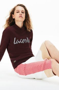 Lacoste светр жіночий з круглим вирізом
