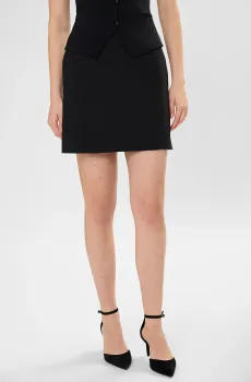 Женская черная юбка Черный 32 HUGO 50559030;001