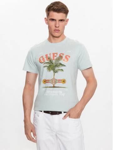 Guess Футболка M3YI61 K9RM1 Зелений Slim Fit Guess Футболка M3YI61 K9RM1 Зелений Slim Fit
