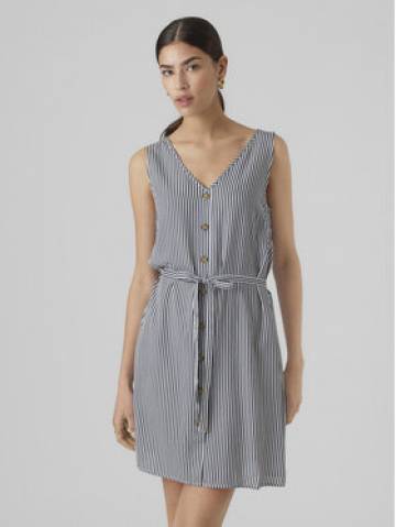 Vero Moda Літня сукня Bumpy 10286519 Cиній Regular Fit Vero Moda Літня сукня Bumpy 10286519 Cиній Regular Fit