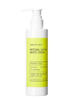 Осветляющий крем для лица и тела Logically, Skin Retinol Alpha White Cream, 200 мл
